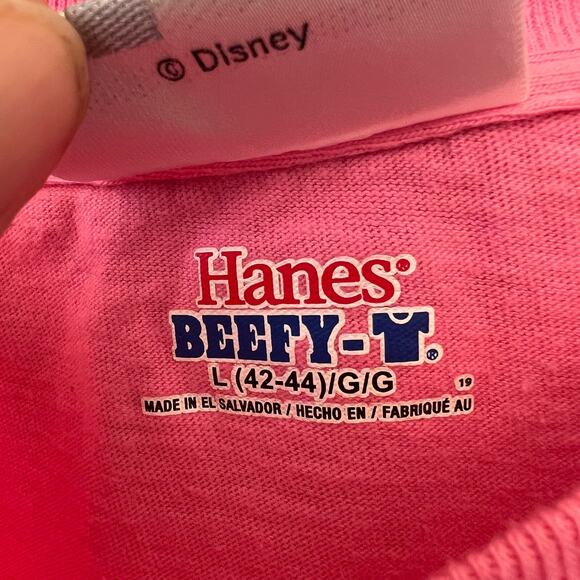 Disney maternity Hanes beefy T pink Mickey Mouse resort T-shirt - Picture 5 of 9